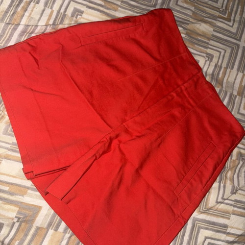 Stradivarius high waist red shorts, size M