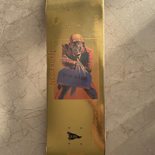 Skateboard deck Primitive Megadeth Silvas new