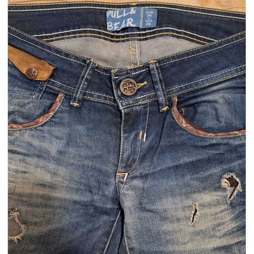 Pull&Bear denim jeans used, size S, blue