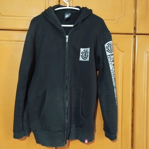 Element jacket used, black, size M with sleeve wear