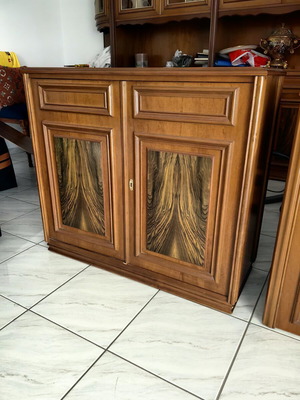 Vintage cabinets with storage space