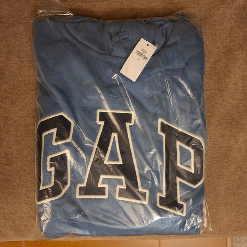 Gap hoodie new, blue, thin spring fabric, XL loose fit