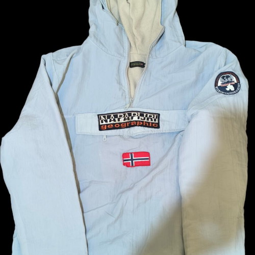 Napapijri Fleece Jacket like new, gray, size M