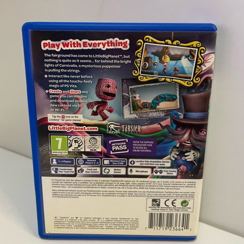 Little Big Planet PS Vita game used