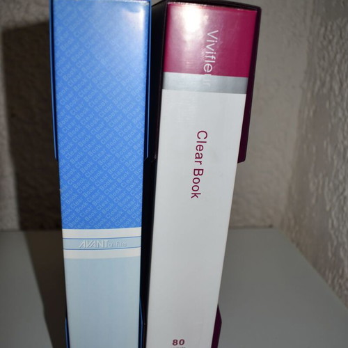 Clear Book A4 with 80 pockets, new, 2 pieces