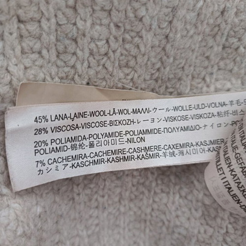 Massimo Dutti wool cashmere cardigan size M like new