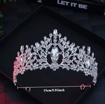 Bridal tiara with crystal rhinestones, unused #92