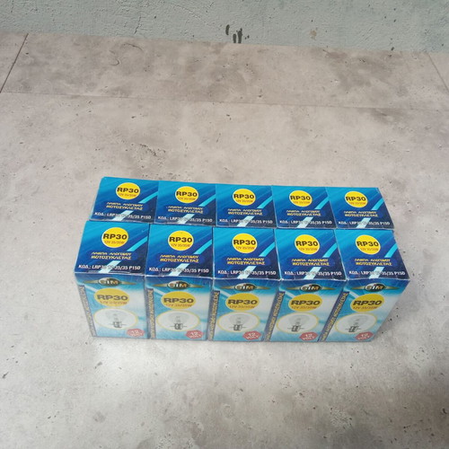 Pack of 10 RP30 closed bulbs 12 volt 35 watt for motorcycles new