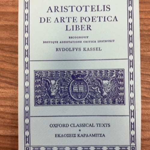 Aristotelis De Arte Poetica Liber book used, Greek language