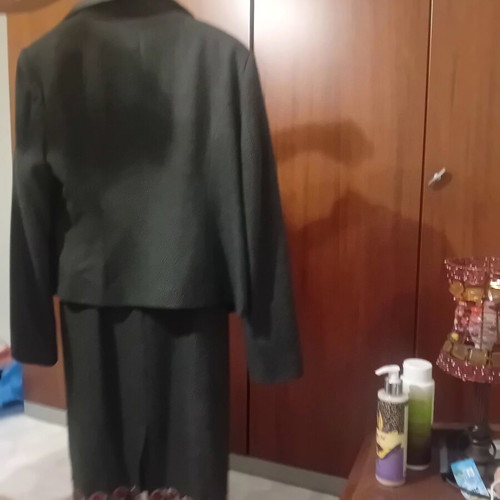 Women's suit like new, gray, size L