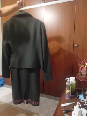 Women's suit like new, gray, size L