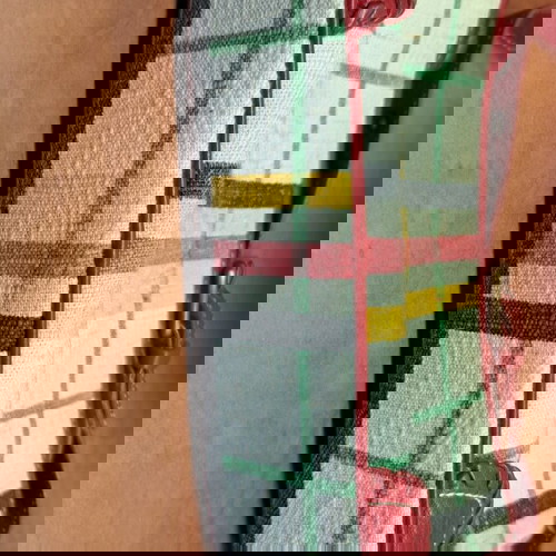 Burberry mini bag σαν καινούργιο, πολύχρωμο καρό