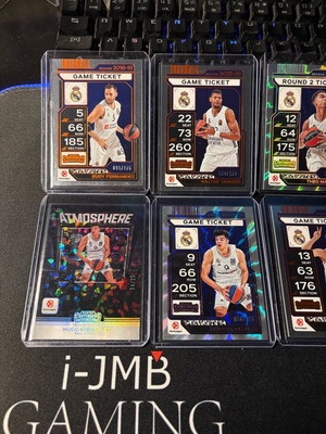 Euroleague Contenders Real Madrid Lot 8 Numbered Cards Hugo Gonzalez /25 & /125 new
