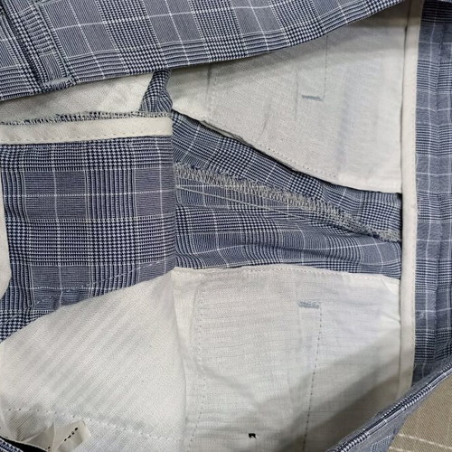 Vittorio women's checkered pants like new, gray, size S-M