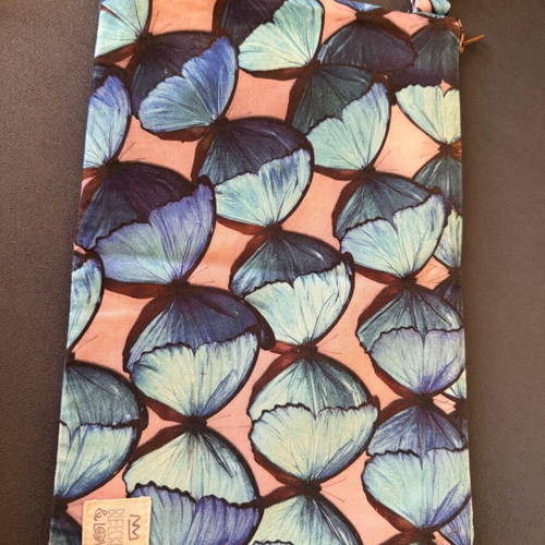 Bleecker&Love bag like new with butterfly design, medium blue