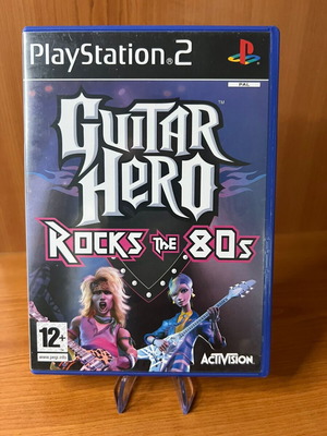 Guitar Hero Rocks the 80s PS2 game used