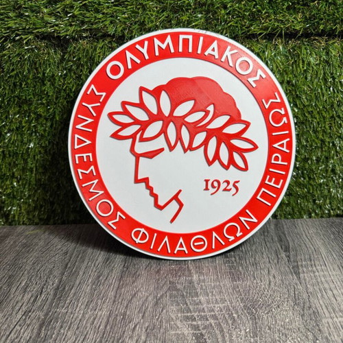 3D Printed Διακοσμητικό Λογότυπο Ολυμπιακού Καινούργιο