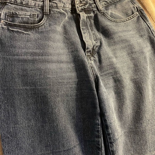 Zara high-waisted jeans like new, blue black, size L