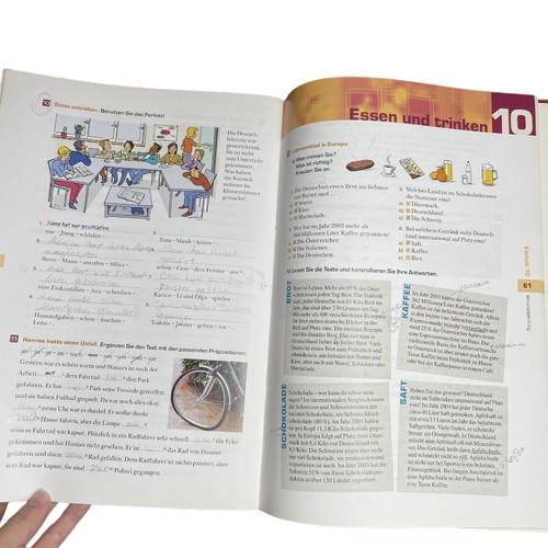Studio d German books level A1 used, set of 2