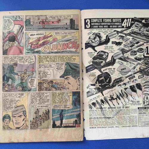 Sgt. Fury and His Howling Commandos 121 comic book used, moderate condition