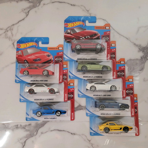 Hot Wheels Nissan Set Mainlines 2019 new
