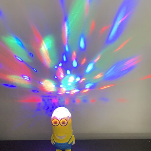 Minion figure with disco ball and sound, new