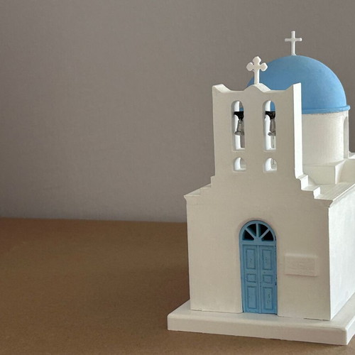 Seven Martyrs like new, Sifnos model made of porcelain