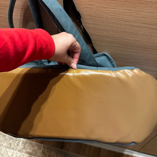 Dog carrier bag like new, large, with soft fabric