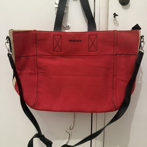 Parfois shoulder bag red, like new, 47x30 cm