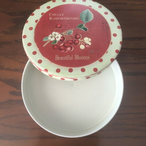 Trimar cherry box like new, wooden vintage style 19cm