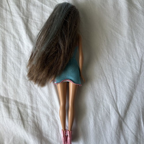 Mattel Barbie Hairtastic doll with long hair and blue highlights