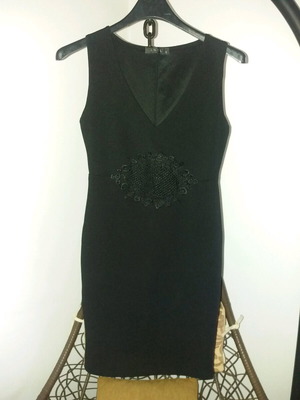 Черна рокля като нова, размер S