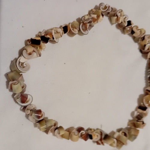 Necklace handmade from natural shells like new