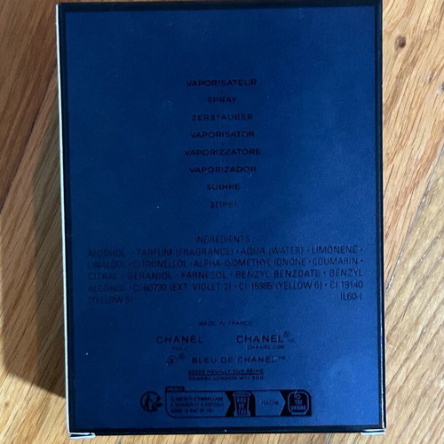 Bleu de Chanel Paris Parfum Pour Homme new 100 ml