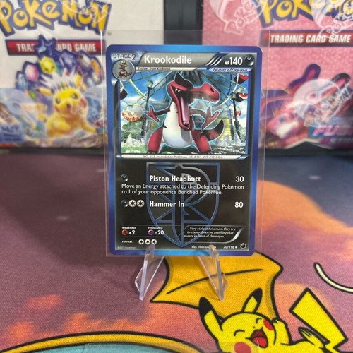 Pokemon card Krookodile rare plasma freeze σαν καινούργιο