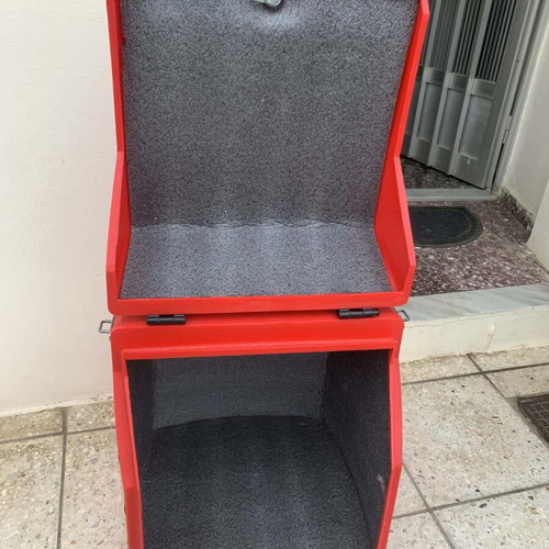 Efood delivery box with coffee carrying bag used