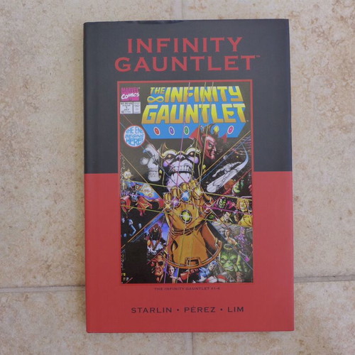 Infinity Gauntlet Marvel Premiere Classic Vol 46 HC used, 1st printing 2010