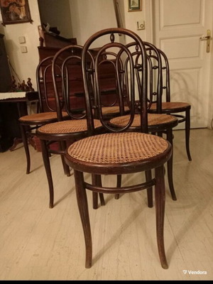 Αυθεντικές βιενέζικες καρέκλες Thonet μεταχειρισμένες, 19ος αιώνας