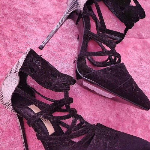 Roberto Cavalli heels size 41, like new, black