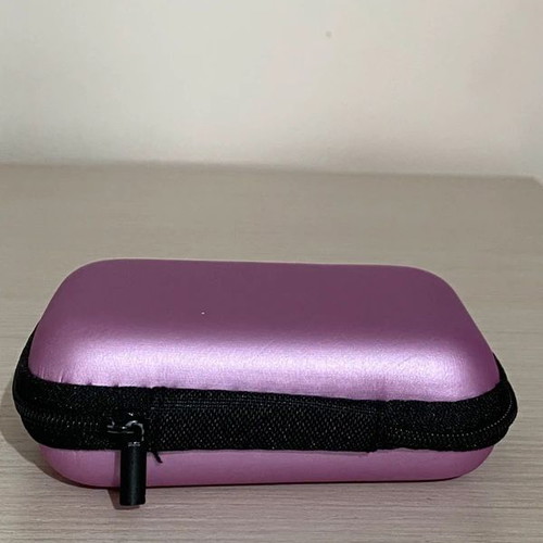 Pink Case like new for Earphones and Cosmetics
