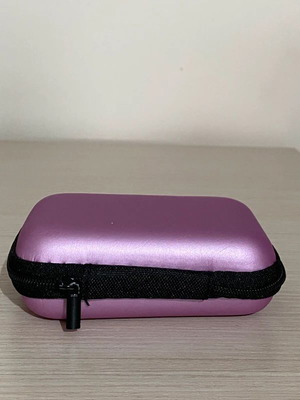 Pink Case like new for Earphones and Cosmetics