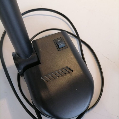 Table lamp used, black with Philips 9W bulb