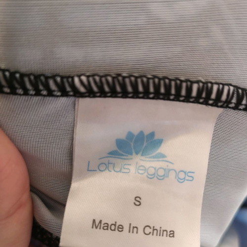 Lotus leggings used, multicolor, size S
