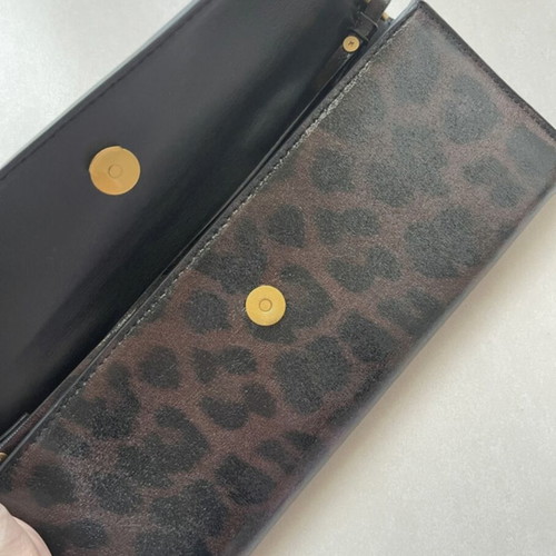 Zara shoulder bag like new, leopard print, black and brown