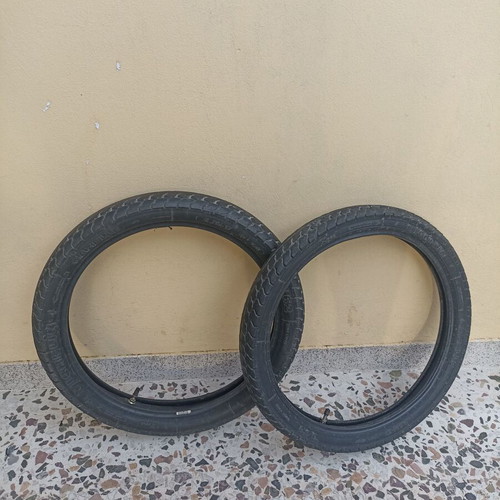 Michelin Gazelle motorcycle tires and tubes used