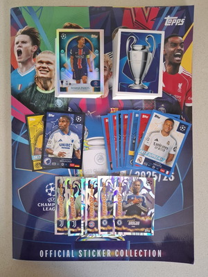 Topps Champions League 2025-26 Stickers New Collection