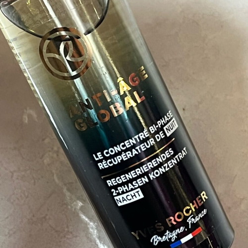 Yves Rocher Anti-Aging Bi-Phase Night Regenerating Concentrate 30 ml new