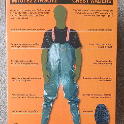 Dispan Chest Waders fishing boots new