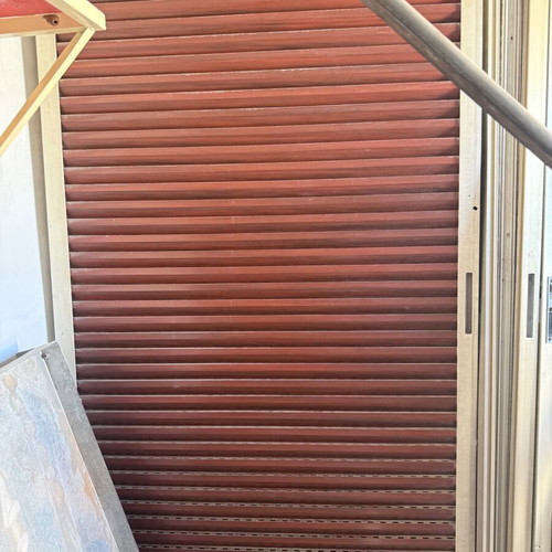 Exterior sliding shutters used with aluminum rails 119x200 cm