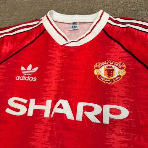 Manchester United 1990/92 retro shirt size L like new